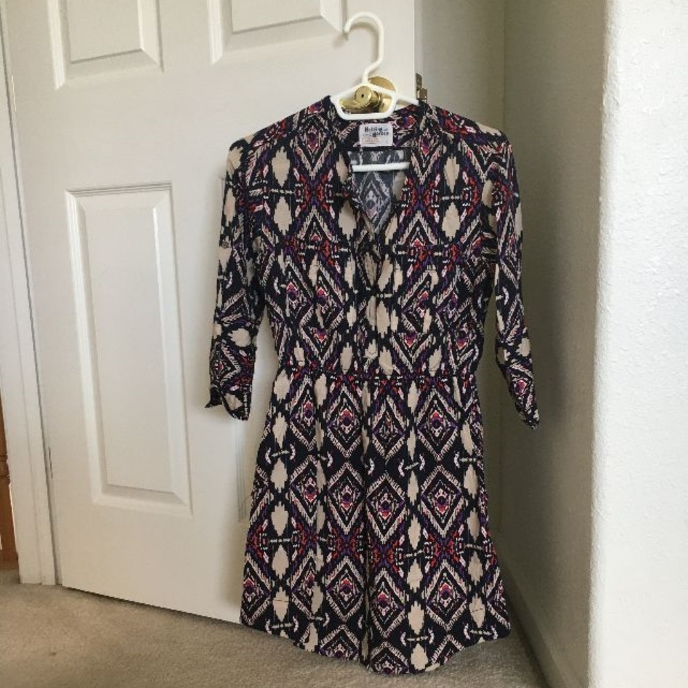 *HP* Anthropologie Holding Horses patterned dress